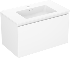 Mexen Orio meuble de salle de bains 80 cm avec lavabo Otis, 1 tiroir, blanc mat - 91A10-08047-1-BF01-W18M01