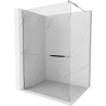 Mexen Kioto+ paroi de douche avec étagère Walk-in 70 x 200 cm, transparent, chrome - 800-070-121-01-00