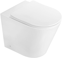 Mexen Rico cuvette WC sur pied Rimless avec abattant à fermeture lente slim, duroplast, blanc brillant - 32724000