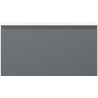 Mexen Orio armoire de salle de bain 90 cm avec lavabo Otis, 1 tiroir, graphite mat/blanc mat - 91A10-09047-1-BF66-W18M01