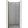 Mexen Pretoria porte de douche pivotante 70 cm, transparente, dorée - 852-070-000-50-00