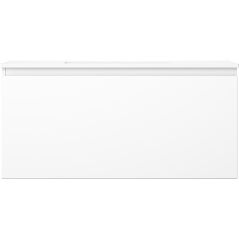 Mexen Orio armoire de salle de bain 100 cm avec lavabo Otis, 1 tiroir, blanc mat - 91A10-10047-1-BF01-W18M01