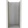 Mexen Pretoria porte de douche battante 90 cm, transparent, doré - 852-090-000-50-00