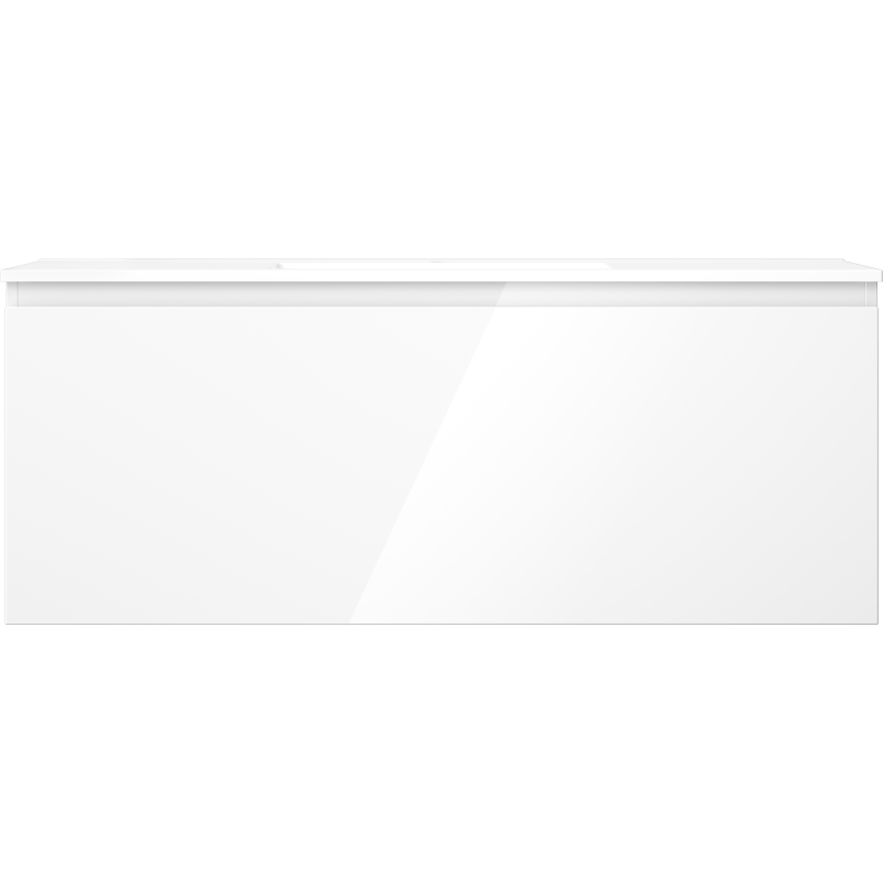 Mexen Orio meuble de salle de bain 120 cm avec lavabo Otis, 1 tiroir, blanc brillant - 91A10-12047-1-BF00-W18M00