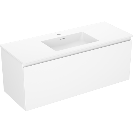 Mexen Orio meuble de salle de bains 120 cm avec lavabo Otis, 1 tiroir, blanc mat - 91A10-12047-1-BF01-W18M01