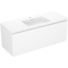 Mexen Orio meuble de salle de bains 120 cm avec lavabo Otis, 1 tiroir, blanc mat - 91A10-12047-1-BF01-W18M01