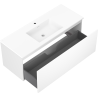 Mexen Orio meuble de salle de bains 120 cm avec lavabo Otis, 1 tiroir, blanc mat - 91A10-12047-1-BF01-W18M01