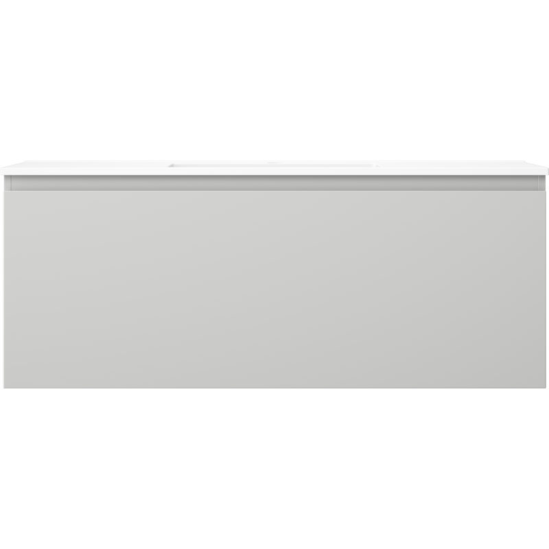 Mexen Orio meuble de salle de bain 120 cm avec lavabo Otis, 1 tiroir, gris mat/blanc mat - 91A10-12047-1-BF62-W18M01