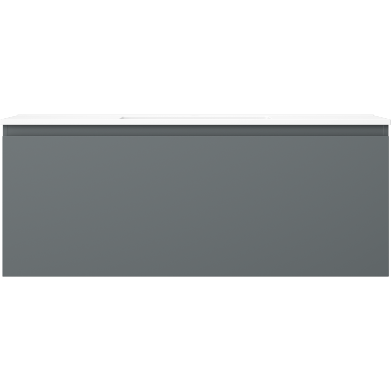 Mexen Orio armoire de salle de bain 120 cm avec lavabo Otis, 1 tiroir, graphite mat/blanc mat - 91A10-12047-1-BF66-W18M01