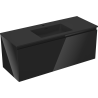 Mexen Orio meuble de salle de bain 120 cm avec lavabo Otis, 1 tiroir, noir brillant/noir mat - 91A10-12047-1-BF70-W18M71
