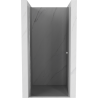 Porte de douche battante Mexen Pretoria 80 cm, graphite, chrome - 852-080-000-01-40