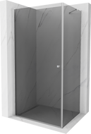 Mexen Pretoria cabine de douche pivotante 80 x 110 cm, graphite, chrome - 852-080-110-01-40