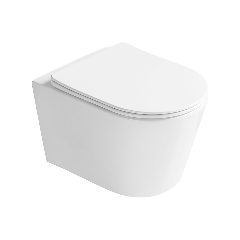 Mexen Rico cuvette WC Rimless Tornado avec abattant à descente progressive slim, duroplast, blanc brillant - 3072L4000T