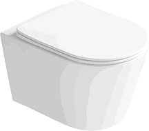 Mexen Rico 2.0 cuvette WC Rimless Tornado avec siège à descente lente slim, duroplast, blanc brillant - 3072L4000T