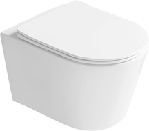 Mexen Rico cuvette WC Rimless Tornado avec abattant à descente progressive slim, duroplast, blanc brillant - 3072L4000T