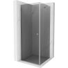 Mexen Pretoria cabine de douche battante 90 x 90 cm, graphite, chrome - 852-090-090-01-40