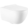 Mexen Carmen cuvette wc Rimless avec abattant à fermeture lente slim, duroplast, blanc brillant - 3088L4000