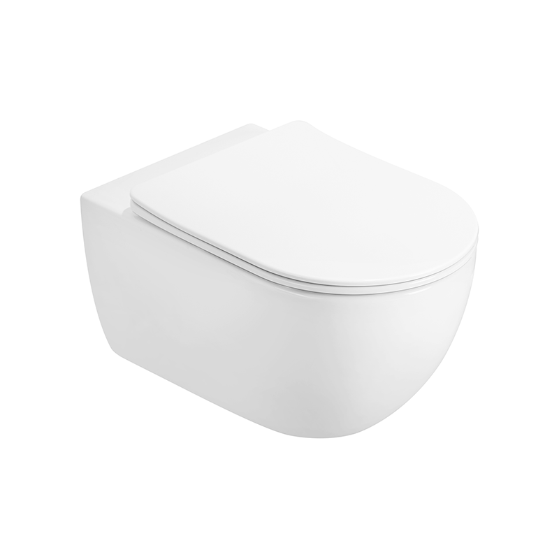 Mexen Carmen cuvette WC Rimless Tornado avec abattant slim à descente lente, duroplast, blanc brillant - 3088L4000T