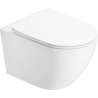 Mexen Lena 2.0 cuvette WC Rimless Tornado avec abattant amortisseur slim, duroplast, blanc brillant - 3022L4000T