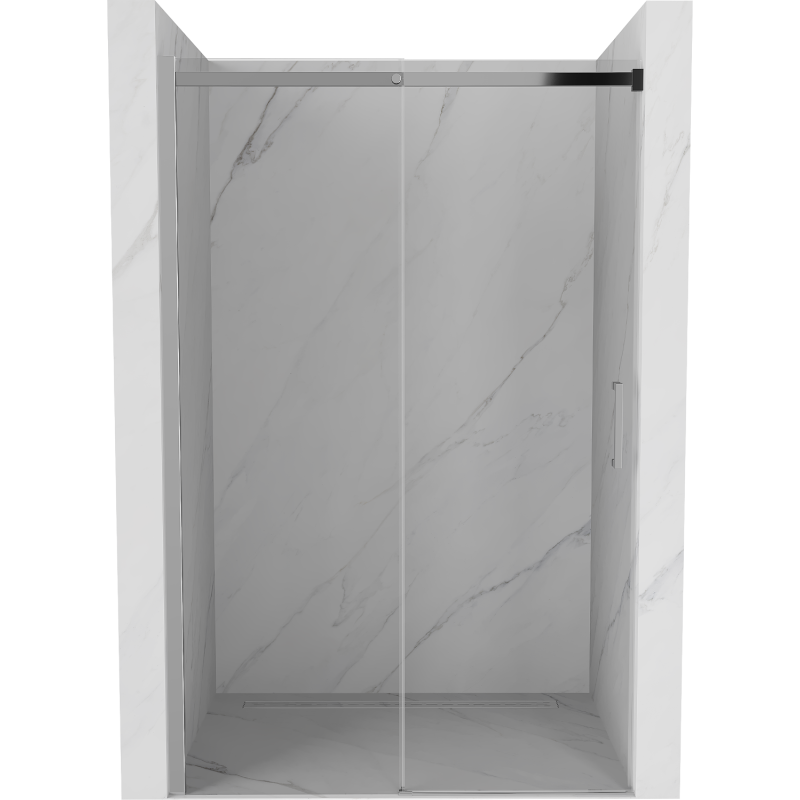 Mexen Omega porte de douche coulissante 140 cm, transparent, chrome - 825-140-000-01-00