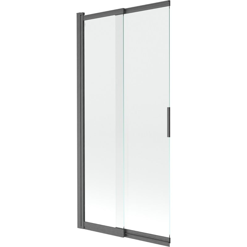 Mexen Fox paroi de baignoire à 2 volets coulissante 85 x 150 cm, transparent, gris anthracite brossé - 891-085-002-66-00