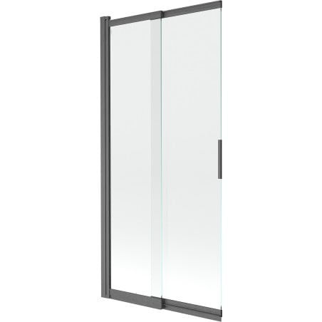 Mexen Fox paroi de baignoire à 2 volets coulissante 85 x 150 cm, transparent, gris anthracite brossé - 891-085-002-66-00