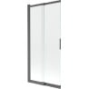 Mexen Fox paroi de baignoire à 2 volets coulissante 85 x 150 cm, transparent, gris anthracite brossé - 891-085-002-66-00