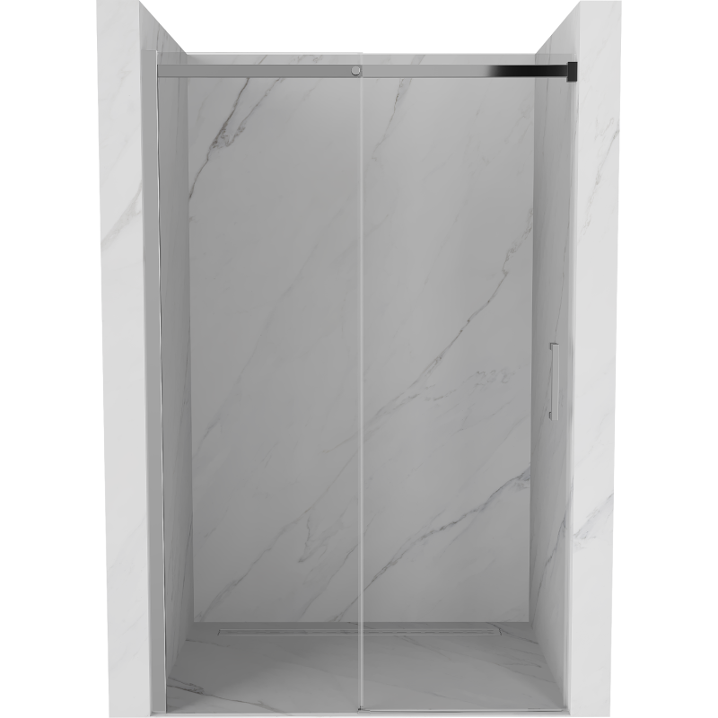 Mexen Omega portes de douche coulissantes 150 cm, transparentes, chromées - 825-150-000-01-00