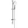 Ensemble de douche coulissant Mexen DB74, chromé - 785744584-00