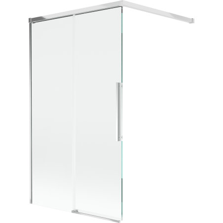 Mexen Rox paroi de baignoire à 2 volets coulissants 140 x 150 cm, transparent, chrome - 8C9-140-003-01-00