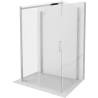 Mexen Omega-3S cabine de douche 3-parois, coulissante 120 x 90 cm, transparent, chrome - 825-120-090-01-00-3S