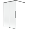 Mexen Rox paroi de douche 2 volets coulissants 100 x 150 cm, transparent, gun métal - 8C9-100-003-95-00
