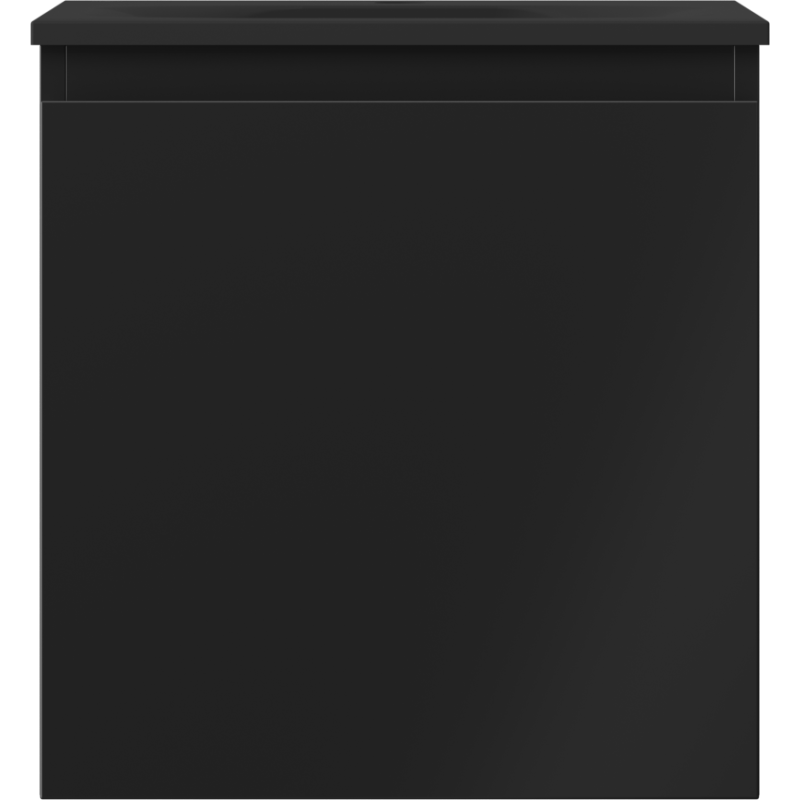Mexen Orio meuble de salle de bain 45 cm avec lavabo Vela, 1 tiroir, noir mat - 91A10-04547-1-BF71-W23M71