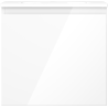 Mexen Orio meuble de salle de bains 50 cm avec lavabo Vela, 1 tiroir, blanc brillant - 91A10-05047-1-BF00-W23M00