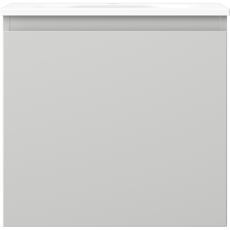 Mexen Orio armoire de salle de bain 50 cm avec lavabo Vela, 1 tiroir, gris mat/blanc mat - 91A10-05047-1-BF62-W23M01