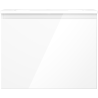 Mexen Orio meuble de salle de bains 60 cm avec lavabo Vela, 1 tiroir, blanc brillant - 91A10-06047-1-BF00-W23M00