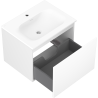 Mexen Orio meuble de salle de bains 60 cm avec lavabo Vela, 1 tiroir, blanc mat - 91A10-06047-1-BF01-W23M01