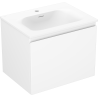 Mexen Orio meuble de salle de bains 60 cm avec lavabo Vela, 1 tiroir, blanc mat - 91A10-06047-1-BF01-W23M01
