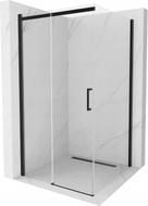 Mexen Omega cabine de douche coulissante 100 x 100 cm, transparente, noire - 825-100-100-70-00