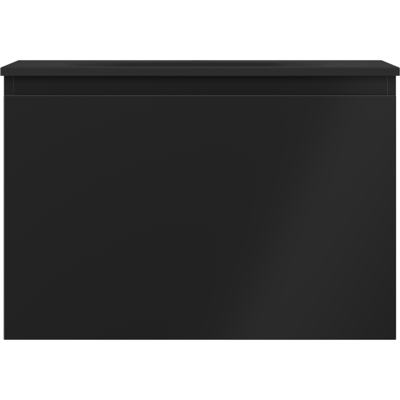 Mexen Orio armoire de salle de bain 70 cm avec lavabo Vela, 1 tiroir, noir mat - 91A10-07047-1-BF71-W23M71