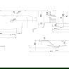 Mexen Orio meuble de salle de bains 90 cm avec lavabo Vela, 1 tiroir, blanc mat - 91A10-09047-1-BF01-W23M01