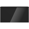 Mexen Orio meuble de salle de bains 90 cm avec lavabo Vela, 1 tiroir, noir brillant/noir mat - 91A10-09047-1-BF70-W23M71