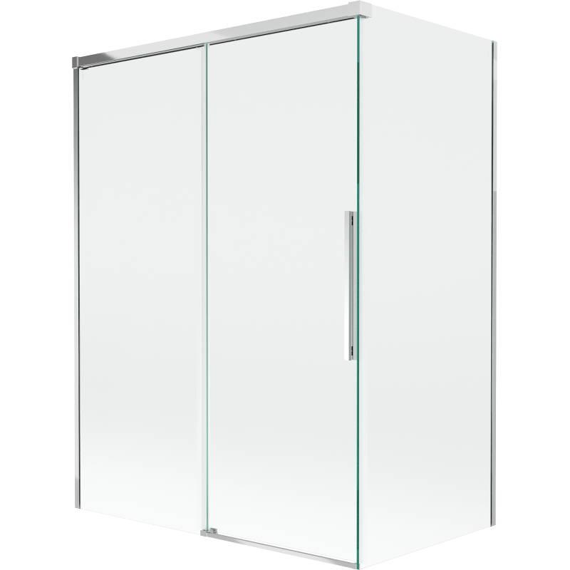 Paroi de baignoire Mexen Rox à 2 panneaux coulissants 120 + 70 x 150 cm, transparent, chrome - 8C9-120-070-01-00
