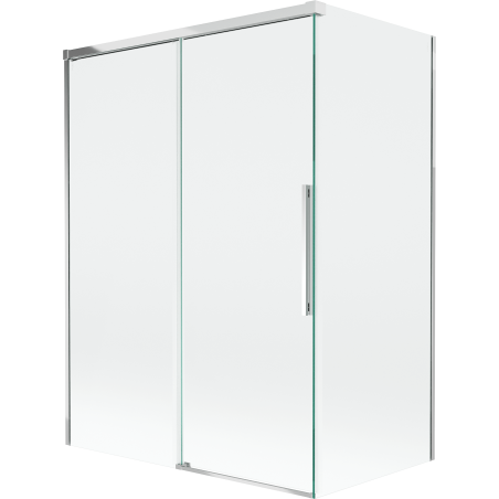 Mexen Rox paroi de baignoire à 2 volets coulissants 120 + 70 x 150 cm, transparent, chrome - 8C9-120-070-01-00
