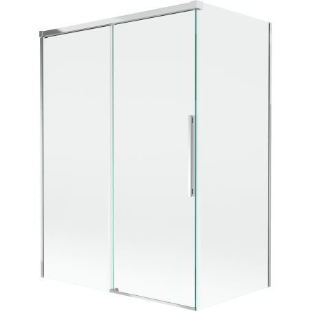 Paroi de baignoire Mexen Rox à 2 panneaux coulissants 120 + 70 x 150 cm, transparent, chrome - 8C9-120-070-01-00