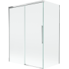 Paroi de baignoire Mexen Rox à 2 panneaux coulissants 120 + 70 x 150 cm, transparent, chrome - 8C9-120-070-01-00