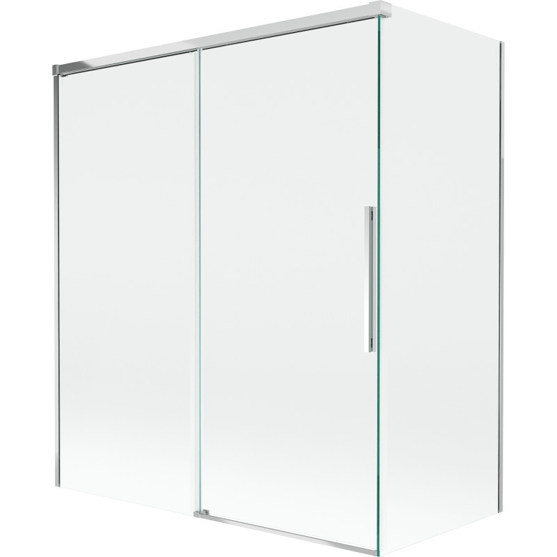 Mexen Rox pare-douche à deux volets coulissants 140 + 70 x 150 cm, transparent, chromé - 8C9-140-070-01-00
