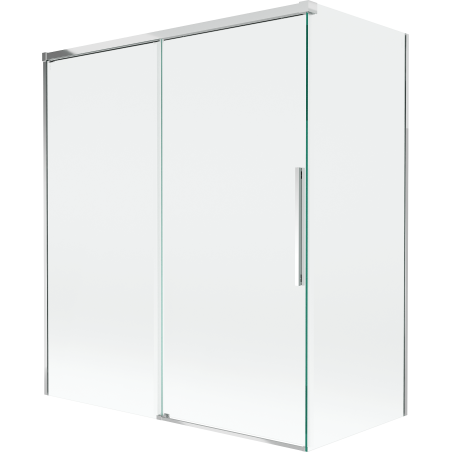Mexen Rox paroi de douche 2 battants coulissants 140 + 70 x 150 cm, transparent, chrome - 8C9-140-070-01-00