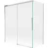 Mexen Rox paroi de douche 2 battants coulissants 140 + 70 x 150 cm, transparent, chrome - 8C9-140-070-01-00