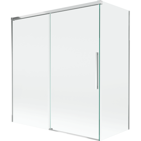 Mexen Rox paroi de douche à 2 volets coulissante 150 + 70 x 150 cm, transparent, chromé - 8C9-150-070-01-00